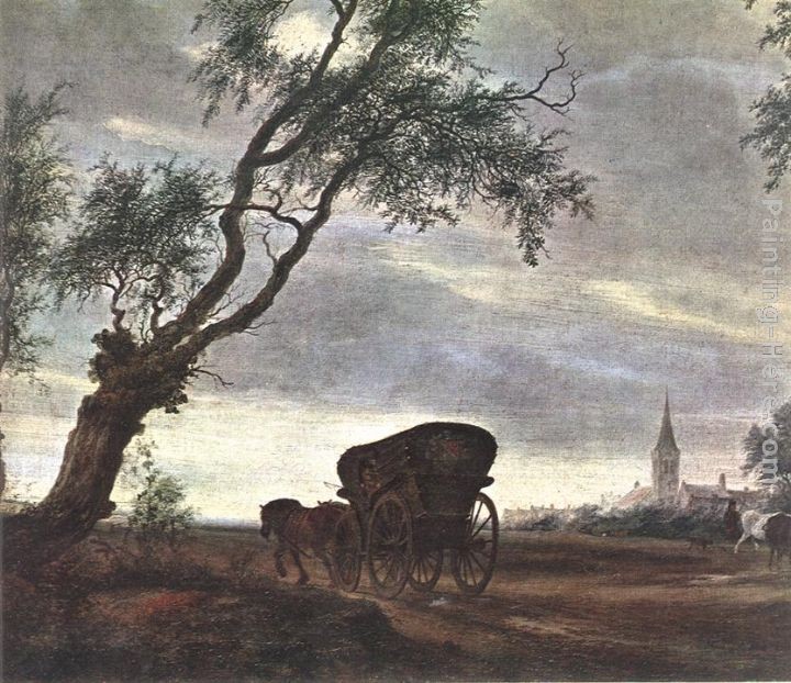 Salomon van Ruysdael Halt at an Inn - detail